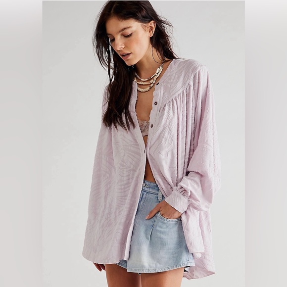 Free People Tops - Free People Can't Stop Dreaming Tunic 
Color: Falling Petal. Size: XL